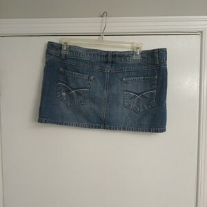 Denim Mini Skirt